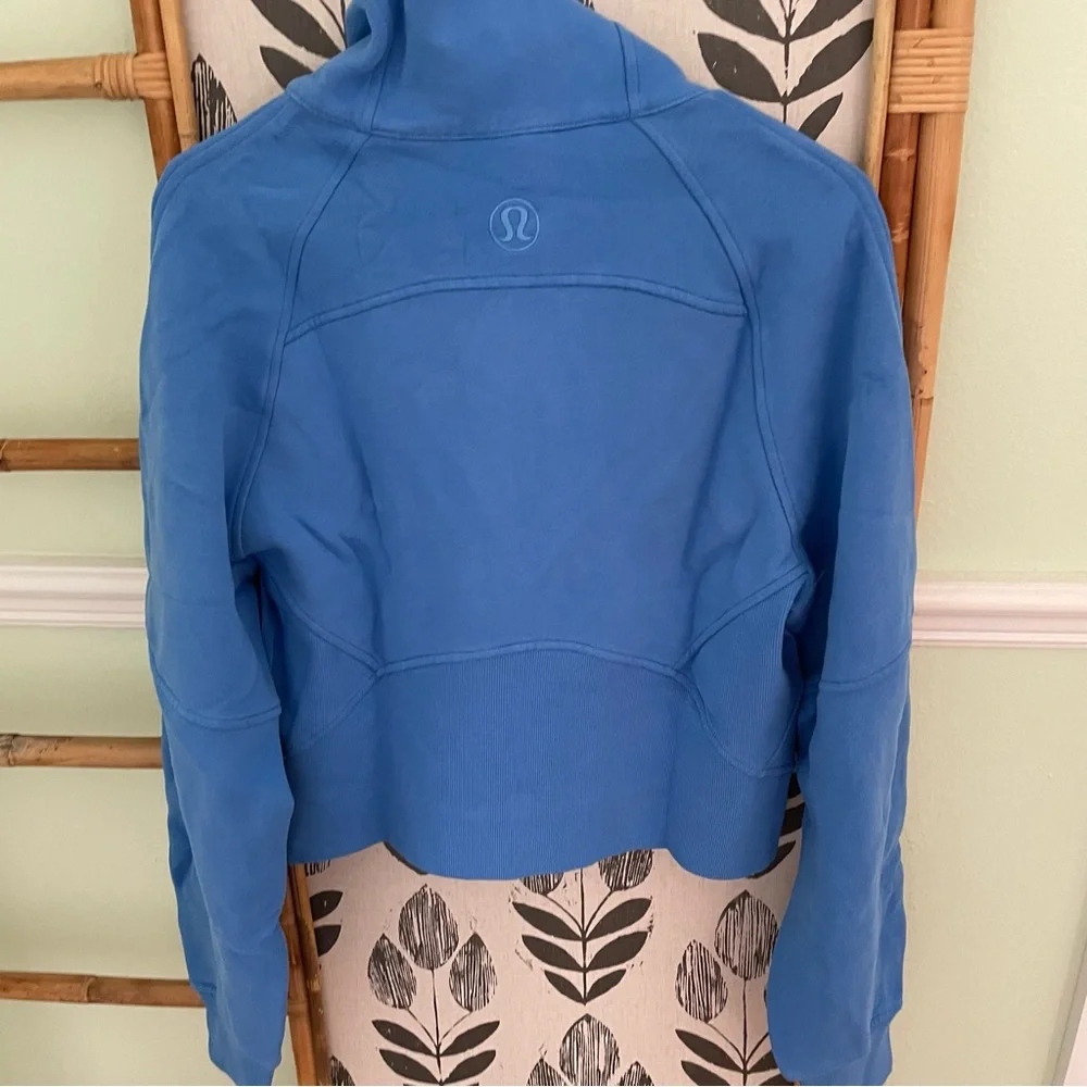 NWT LULULEMON SCUBA OVERSIZED FUNNEL NECK BLUE NILE JACKET SIZE XS/SMALL - Picture 3 of 5